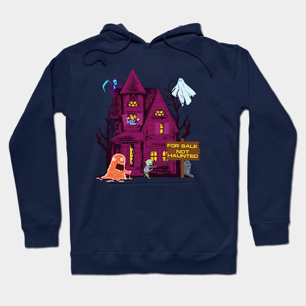 Not Haunted Hoodie by Artsy2Day